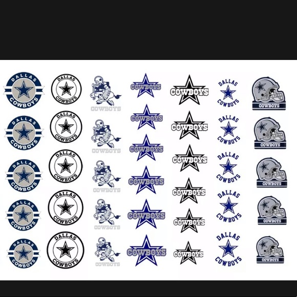 💌BO/GO$6 🏈 Dallas Cowboys Nail Decals - Picture 5 of 6
